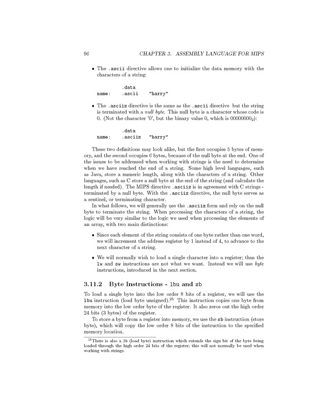 Computer Organization with MIPS - Page 96